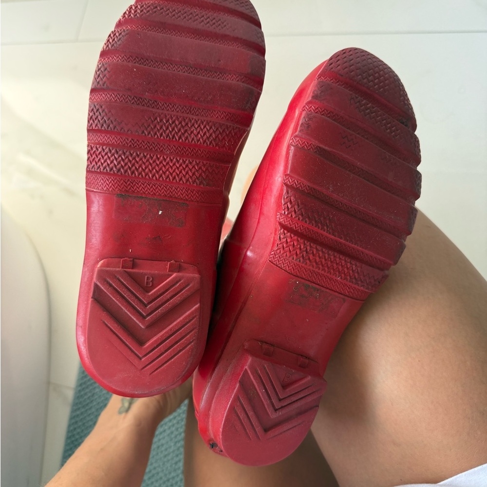 HUNTER red rain boots - Picture 4 of 6
